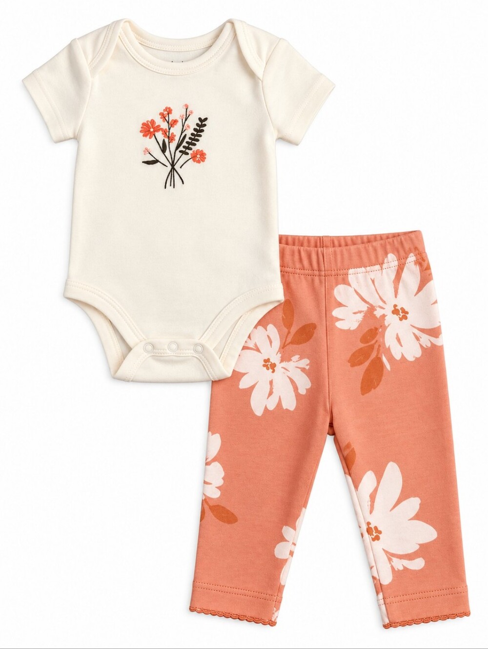 Carter's 3 Piece Set Onesie Cardigan Pants Size Preemie